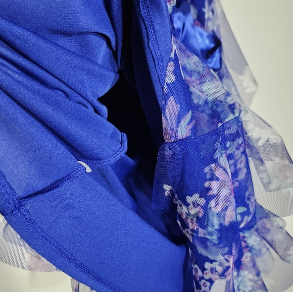 Justice Girls Floral Sequin Dress - Picture 7 of 7